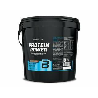 Protein bucket Biotech USA power - Fraise-banane - 4kg
