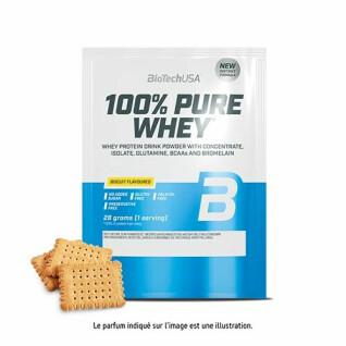 50 packets of 100% pure whey protein Biotech USA - Biscuit - 28g