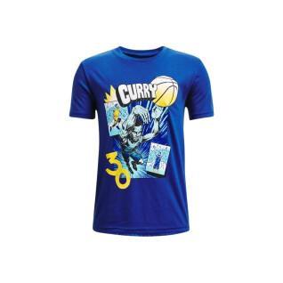 Boy's T-shirt Under Armour UA Curry comic book