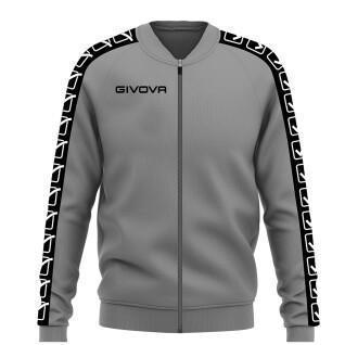 Sweat jacket with stripe for kids Givova College