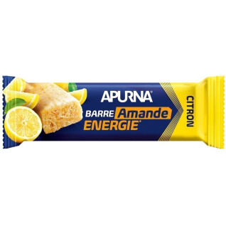 Pack of 5 melting energy bars, including 1 free bar Apurna Citron/Amande