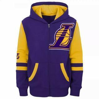 Children's zip-up hoodie Los Angeles Lakers Fleece