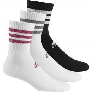 Set of 3 pairs of socks adidas Glam 3-Bandes CushionedSport