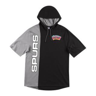 Short sleeve hoodie San Antonio Spurs split