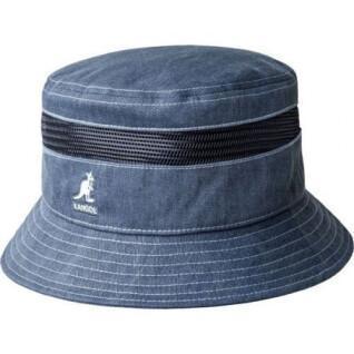 Kangol Distressed cotton mesh bucket hat