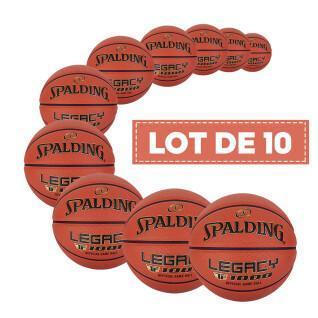 Pack of 10 balloons Spalding TF-1000 Legacy Composite