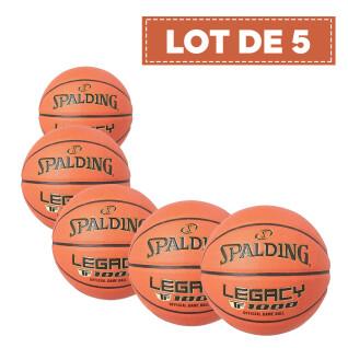 Lot of 5 balloons Spalding TF 1000 Legacy Composite EL