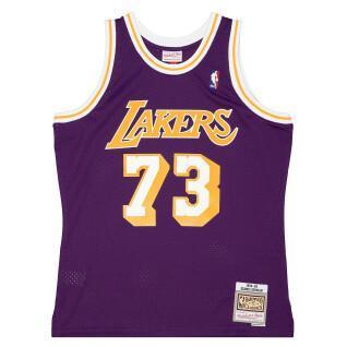 Lakers swingman dennis rodman road jersey 1998/99
