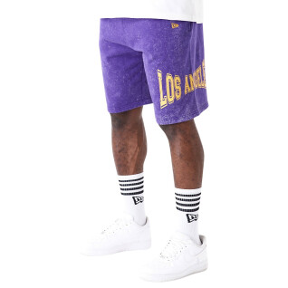 Short Los Angeles Lakers NBA Washed