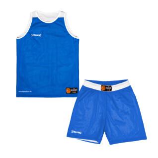 Children's jersey and shorts set Spalding Double Face