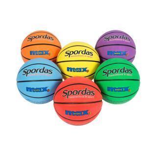 Pack of 6 basketballs Spordas Max