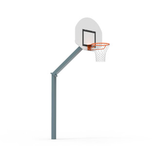 Offset basketball hoop, 1.20m, for embedding Sporti France