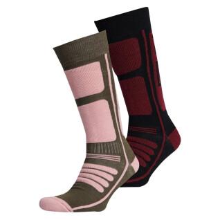 Women's merino mountain socks Superdry (x2)