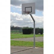 Basketball hoop, offset 1.20m and height 2.60m on rectangular plate Sporti France