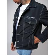 Denim style jacket with contrasting seams Project X Paris