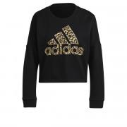 Sweatshirt woman adidas Leopard Graphic