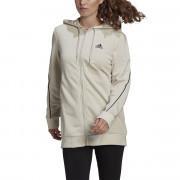 Women's zip-up hooded jacket adidas Essentials Giant Logo