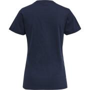 Women's cotton T-shirt Hummel Move Grid