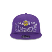 Lakers snapback cap 9fifty champions patch