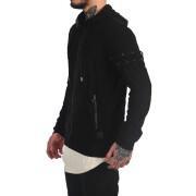 Hoodie with suede effect Project X Paris lace up