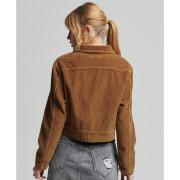 Short corduroy jacket for women Superdry Vintage