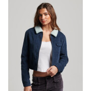 Women's corduroy-lined short jacket Superdry