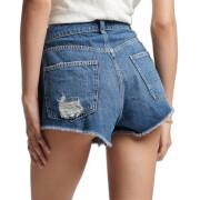 Women's ripped high waist shorts Superdry Vintage