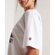 Women's monochrome T-shirt Superdry Mountain Sport