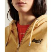Women's classic zip-up hoodie Superdry Orange Label