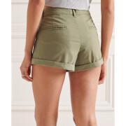 Women's studio shorts with lapel hem Superdry